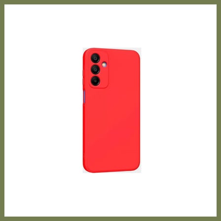 Bezos Samsung Galaxy A25 5G Uyumlu Kılıf First Silikon - Kırmızı SRH