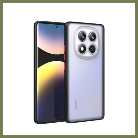 Bezos Redmi Note 14 Pro 5G Uyumlu Kılıf Montreal Silikon Kapak - Siyah SRH