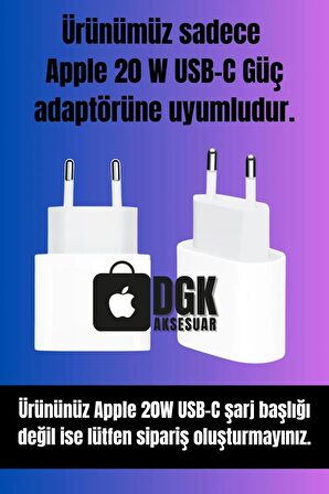 Apple 18-20 Watt Hızlı Şarj Uyumlu Şarj Başlığı Ve Kablo Koruyucu Set Yumurta Figürlü