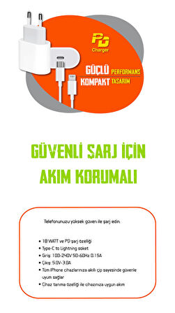 TYPE-C TO LİGHTNİNG 20W SEYAHAT ŞARJI