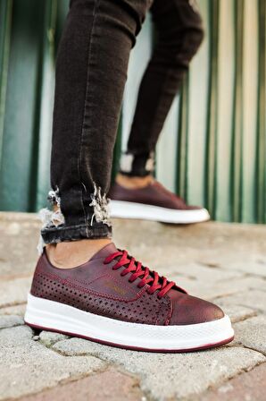 CH043 CBT Cowien Erkek Ayakkabi BORDO