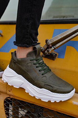 CH089 CBT Low Top Lace Up Erkek Ayakkabı HAKI