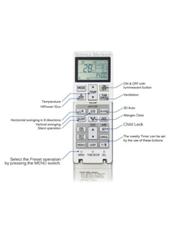 2024 Model Mitsubishi Heavy Diamond A++ 24000 Btu Inverter Klima R410A