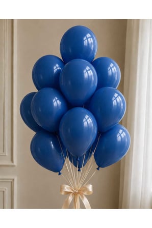 Latex Balon Seti 10'lu- Mavi