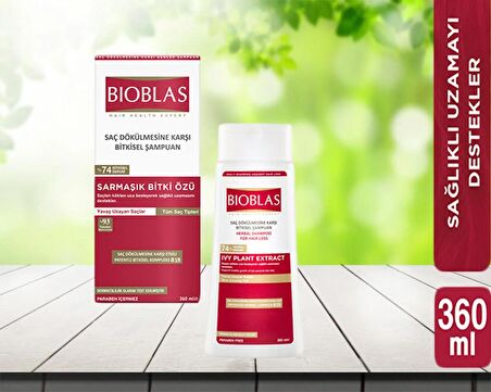 Bioblas Sağlıklı Uzama Şampuanı Sarmaşık Bitki Özlü 360 ML 
