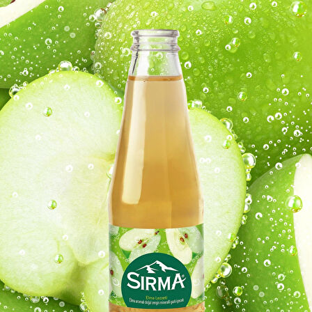 Sırma C Vitaminli Elma Aromalı Doğal Maden Suyu 200 ML X 24 Adet