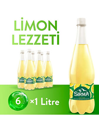 Sırma C Vitaminli Limon Aromalı Doğal Maden Suyu 1 Lt X 6 Adet