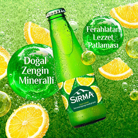 Sırma C Vitaminli Limon Aromalı Doğal Maden Suyu 200 ML X 24 Adet
