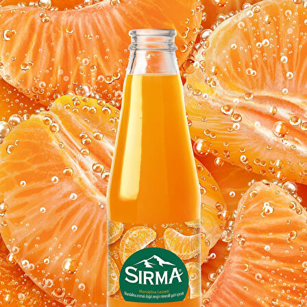 Sırma C Vitaminli Mandalina Aromalı Doğal Maden Suyu 200 ML X 24 Adet