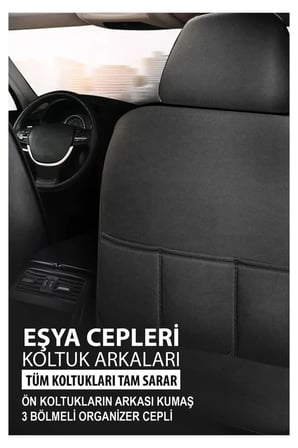 Skoda Octavia 2004 ve Sonrası Uyumlu Saren Serisi Bej Koltuk Kılıfı