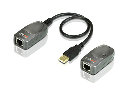 USB 2.0 Cat 5/5e/6 Mesafe Uzatma Cihazı, 60 metre (USB 2.0 Extender, 60 m)