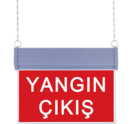 SG056 Çift Yönlü Acil Yönlendirme Armatürü (Zincirli) Yangın Çıkış