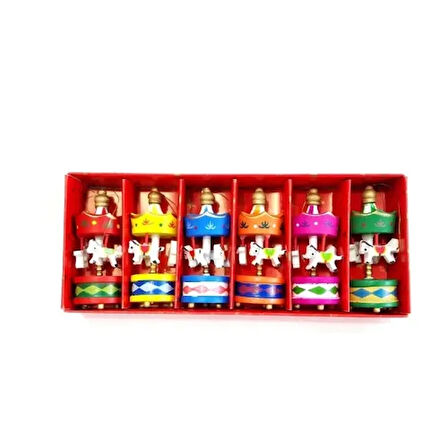 Dekoratif 6 lı Renkli Mini Atlı Karınca