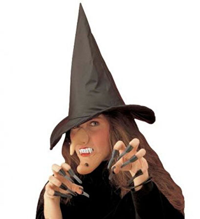 Cadı Şapkası Cadı Tırnakları Cadı Burnu Cadı Çenesi Cadı Dişi Seti