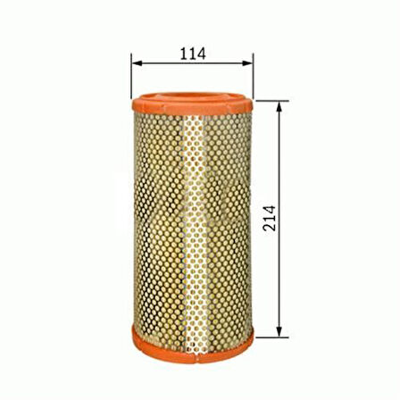 Sardes SA442 Hava Filtresi Berlingo Em Partner Em (02 03) DW8B P306 Xsara (Uzun Tip) 1444.H1