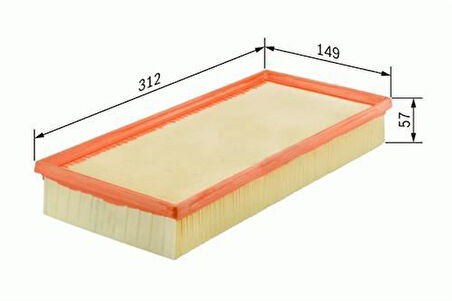 Sardes SA445 Hava Filtresi Transit T15 (92Vb9601Ha) 92VB9601HA