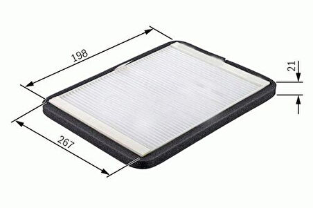 Sardes SC638 Polen Filtresi Xsara (I II) (00 05) 6447.FG