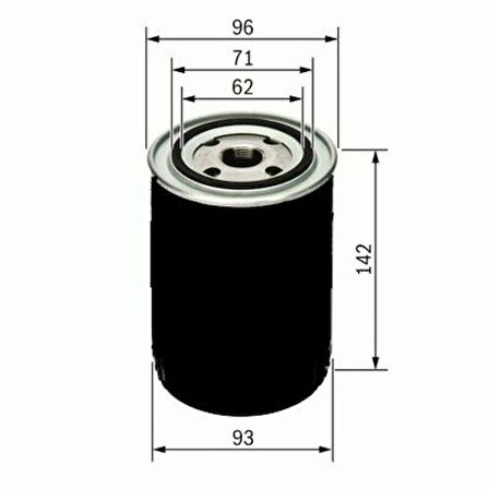 Sardes So851 Yağ Filtresi Ranger Mazda B Serıe 2.5D 2.5Td (4×4) (99 06) Metrocab Taxı 2.4Td Toyota Land Cruıser 2.4Td 3.0Td 4.2Td Haıce Hıkupıcup 2.4D (98 05) Avansıs 2.0 (99 05)