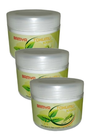 Bamya Tohumu Yağlı Masaj Kremi 100 ml x 3 adet