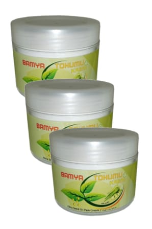 Bamya Tohumu Yağlı Masaj Kremi 100 ml x 3 adet
