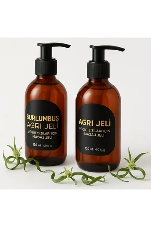 Burlumbuş Otu Vücut Masaj Jeli 120 ml 2'li Set