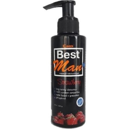 Caas Sens Ankara Best Man Büyük Boy Çilekli Jel 150ml