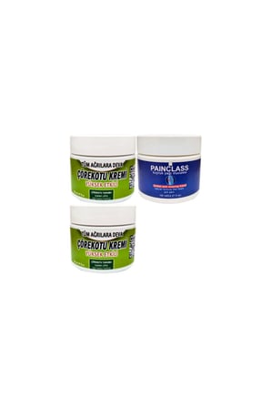 Çörek Otu Kremi Orta Boy  2x 100 ml - Painclass 150 ml Kuıyruk Yağı Kremi
