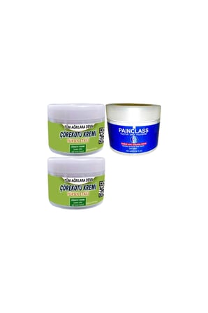 Çörek Otu Rahatlatıcı Krem 2x150 ml+Painclass 100 ml Kuyruk Yağı Kremi