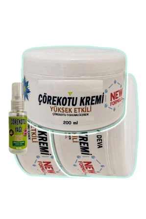 Çörek Otu Rahatlatıcı Masaj Bakım Kremi 3x200 ml+30 ml Çörek Otu Yağ ile