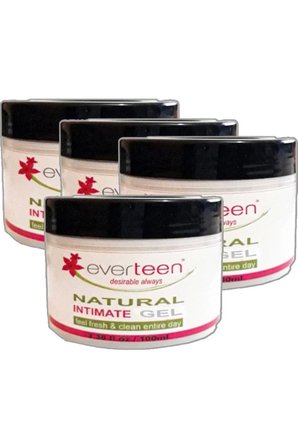 Everteen Intim Gel 4Tanex100 Ml Ölçeğinde Kadın Hijyenikjeli Natural