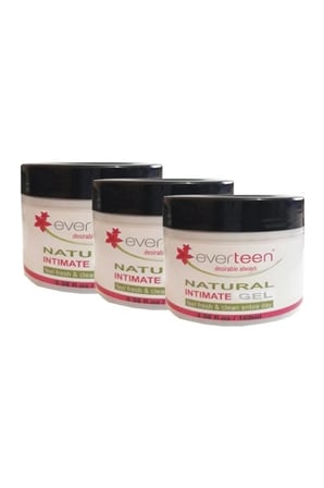 Everteen Natural Intimate Gel Bayanlara Özel Genital Bölge Temizleme Jeli 100 Ml.- 3 Adet