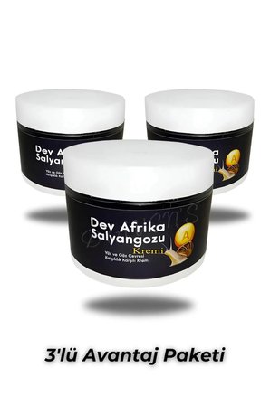 Genel Markalar DAS Dev Arfrika Salyangozu Kırışıklık Yara İltihap Karşıtı Krem 100 ml X 3 Adet