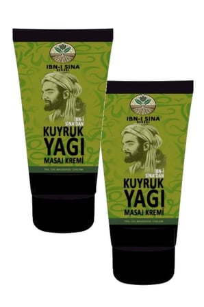 İbni Sina Kuyruk Yağı Mucizesi Tüm Vücut Masaj Bakım Kremi 50 ml 2 Adet