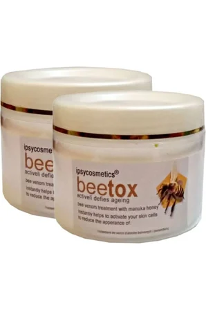 İpsycosmetics Beetox Doğal Arı Özü - Yüz Cilt Dekolte Boyun Kremi 100 ml x 2 adet