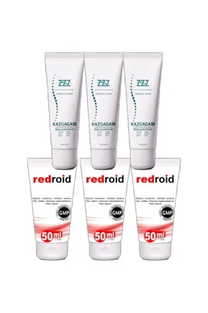 Kaz Gagası 100 ml Rahatlatıcı Kremi Redroid Rahatlatıcı Için 50 ml Set Paket