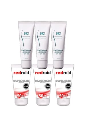 Kaz Gagası 100 ml Rahatlatıcı Kremi Redroid Rahatlatıcı Için 50 ml Set Paket