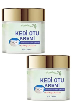 Kedi Otu  Etkili RahatlatıcıMasaj Bakım Kremi 50ml 2 Adet