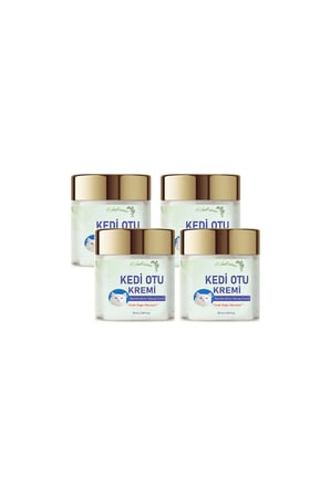 Kedi Otu Kremi 50 ml 4 Adet Kafur Ağacı Yağı İçerikli Rahatlatıcı Krem