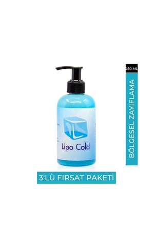 Lipo Cold Sıkılığa Inceliğe Hafifliğe Ve Selülilitlerinize Güçlü Etkide Krem 250 ml X 3 ADET
