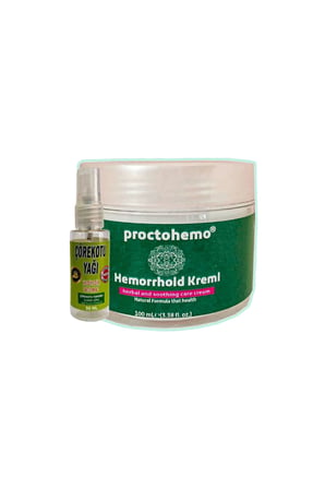 Proctohemo Rahatlatıcı Masaj Bakım Kremi 100 ml+30 ml Çörek Otu  Yağ ile
