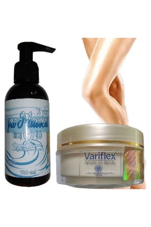 Promasseur Plus Kokusuz Tatsız Sade Masaj Yağı-Variflex Krem ile