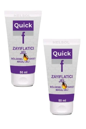 Quick Gel Masaj Bakım Kremi 50 mlx 2 ad+Çörek Otu Yağı 30 ml