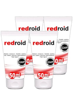 Redroıd  Doğal Özel Masaj Bakım Kremi 50 ml x 4 adet