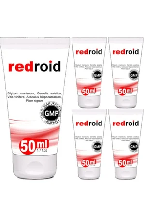 Redroid 5li Paket Rahatlatıcı Masaj Kremi 50 ml Özel Krem