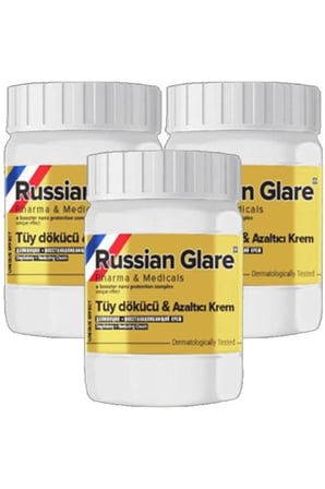 Russ Glare Tüylere Krem Nano 3 Adet x 50 ml Russ Merhemi