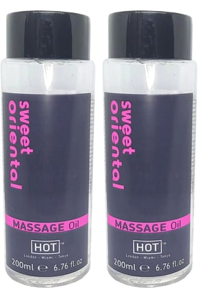 Sweet Oriental Aromalı rotik Aromaterapi Masaj Yağı 400ml X 2 ADET