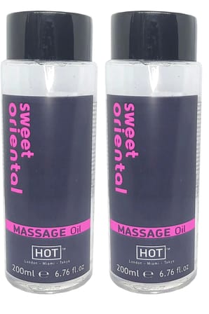 Sweet Oriental Aromalı rotik Aromaterapi Masaj Yağı 400ml X 2 ADET