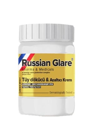 Three Brand 50 ml Arnavut Aklık Kremi 2 Ad + Russıan Glare Tüy Dökücü Azaltıcı Merhem 50 ml 3 Ad