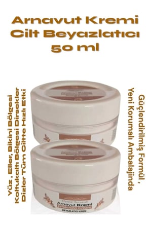 Three Brand Whitening Cream Arnavut Kremi 100 ml Aklık Kremi x 2 Adet