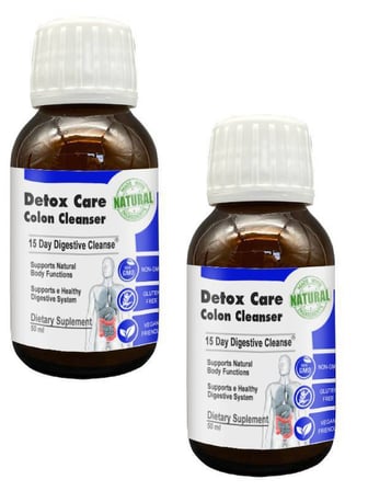 Detox Care Yeme Sonrası Ferahlık Hissi İçin Destek Şurubu 50 ml x 2 adet